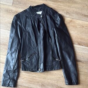 Women's Black Leather Jacket